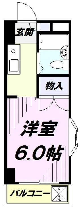 サンライズベル 2階階 間取り