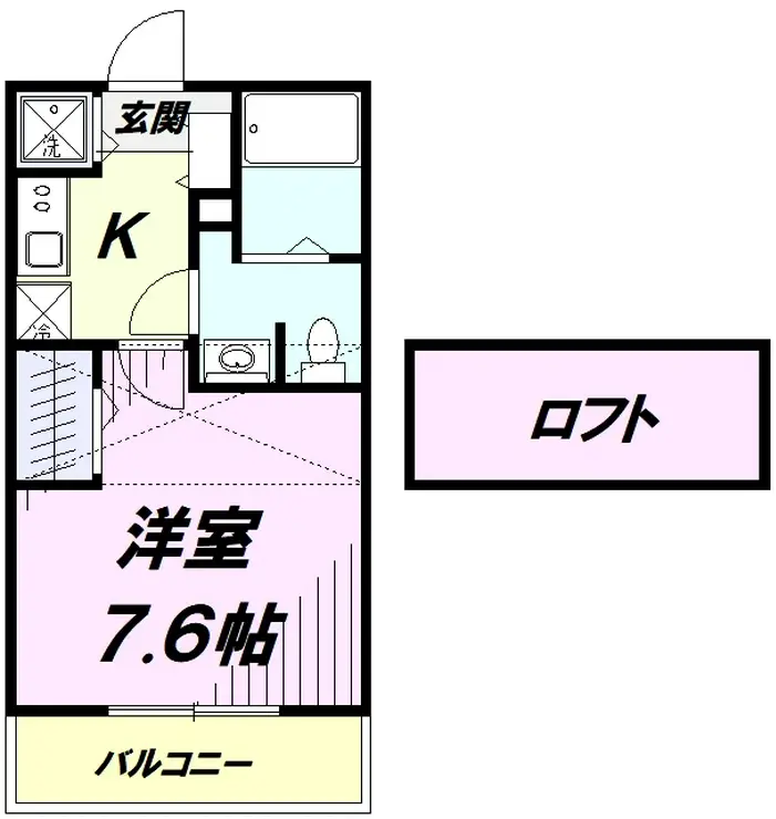 パルティール 1階階 間取り