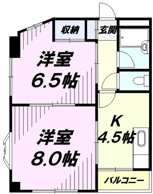 サンビーム 4階階 間取り