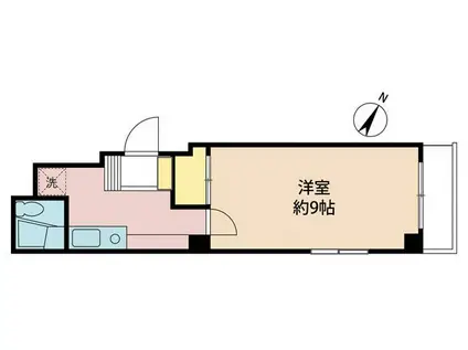 グレース牛浜(1K/3階)の間取り写真