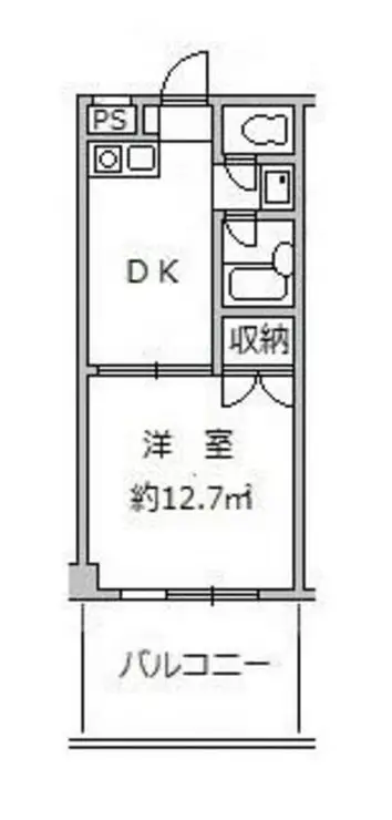 グランデ国立 2階階 間取り