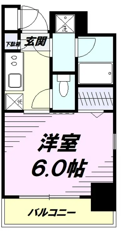 グランド・ガーラ立川 12階階 間取り