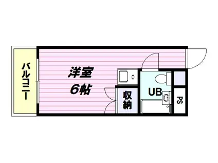 エトワール暁町(ワンルーム/4階)の間取り写真