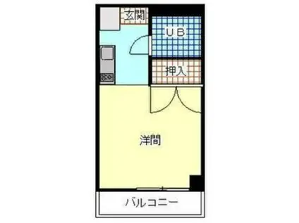 矢嶋ビル(1K/5階)の間取り写真