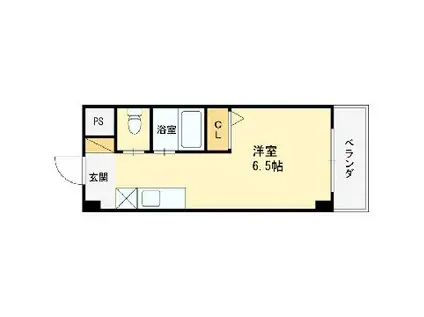 リアライズ近鉄八尾(1K/2階)の間取り写真