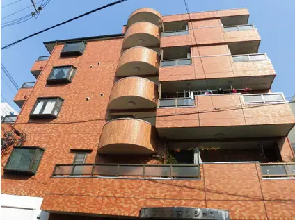 平ハツマンション(1K/4階)の外観写真