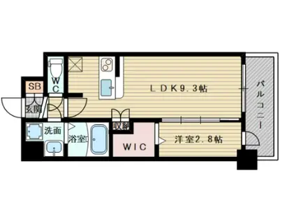 セレニテ新大阪プリエ(1K/10階)の間取り写真