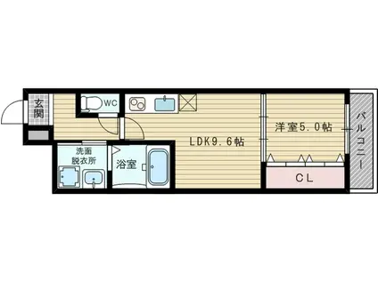フジパレス瑞光2番館(1LDK/3階)の間取り写真