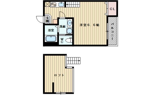 大阪市今里筋線 瑞光四丁目駅 徒歩8分 2階建 築7年