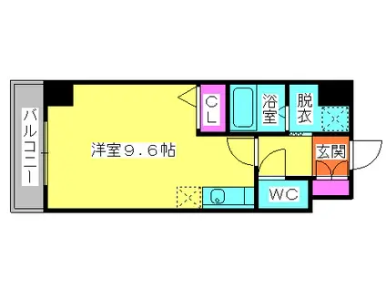 エース参番館(ワンルーム/3階)の間取り写真