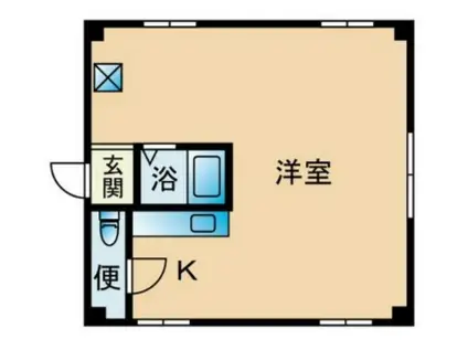 白水ビル(ワンルーム/5階)の間取り写真