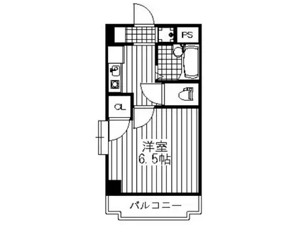 大原ビル(1K/4階)の間取り写真