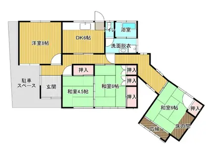 博多南線 博多南駅 徒歩22分 1階建 築50年(4DK)の間取り写真