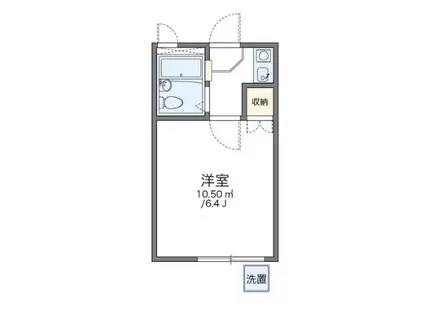 レオパレス井尻パートⅡ(1K/1階)の間取り写真