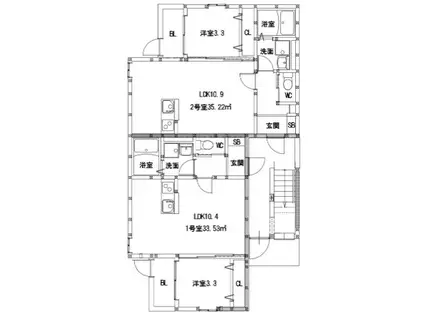 弥永5丁目AP(1LDK/1階)の間取り写真