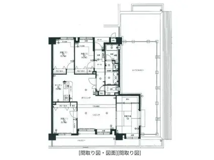 JGMヴェルデ春日弐番館(4LDK/5階)の間取り写真