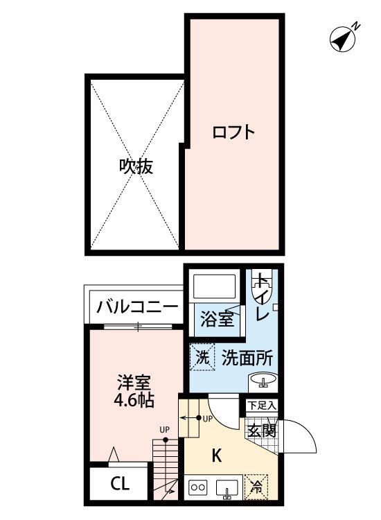 西鉄天神大牟田線 井尻駅 徒歩7分 2階建 築12年(ワンルーム/2階)の間取り写真
