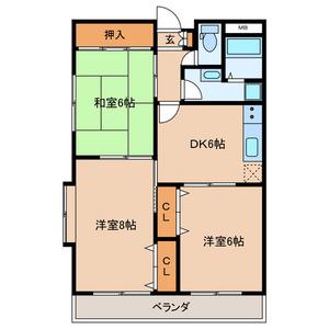 鹿児島本線 南福岡駅 徒歩16分 3階建 築35年
