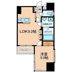 メゾン ド ばんらい(1LDK/8階)の間取り写真