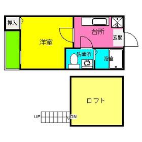 西鉄天神大牟田線 大橋駅(福岡) 徒歩12分 2階建 築19年