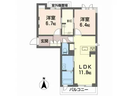 アーナンダマーラー(2LDK/3階)の間取り写真