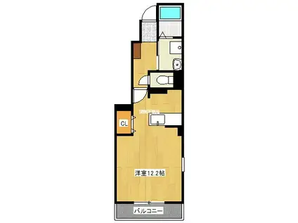 ブリッサ・ウノ(ワンルーム/1階)の間取り写真