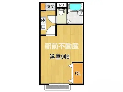 コーポNAO(1K/2階)の間取り写真