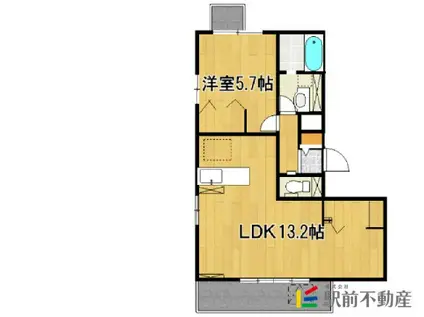 グレイシャスコート(1LDK/3階)の間取り写真