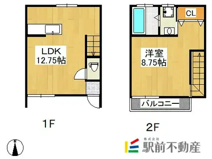 メゾンドセナ(1LDK/1階)の間取り写真
