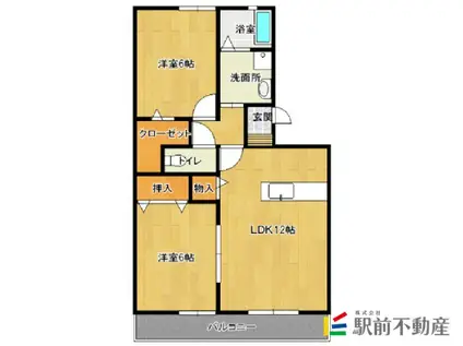 ウィルモアTOSHI(2LDK/3階)の間取り写真