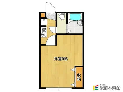 コーポNAO(1K/2階)の間取り写真