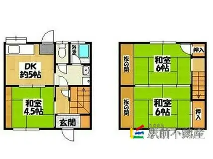 MI-CASA荘(3DK/1階)の間取り写真