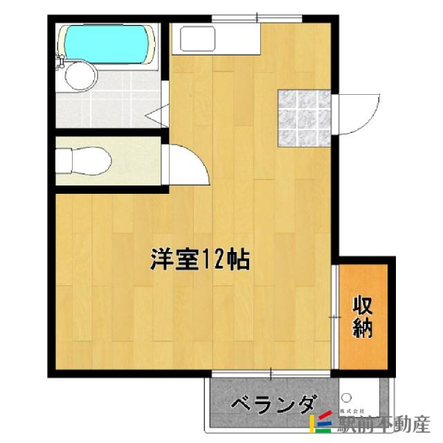 レジデンス尾島 (ワンルーム/3階)の間取り写真