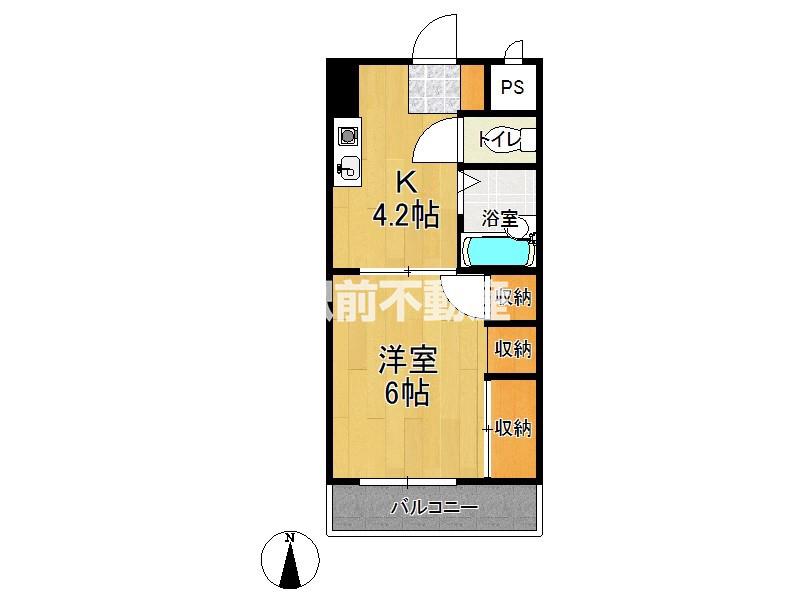 FORTALEZA(1K/5階)の間取り写真
