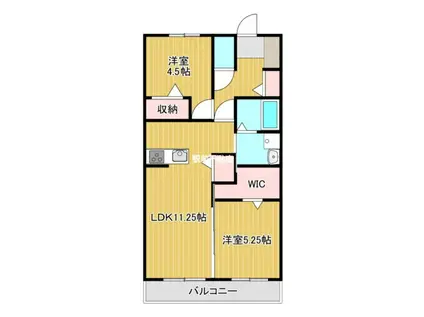 かけはた(2LDK/2階)の間取り写真