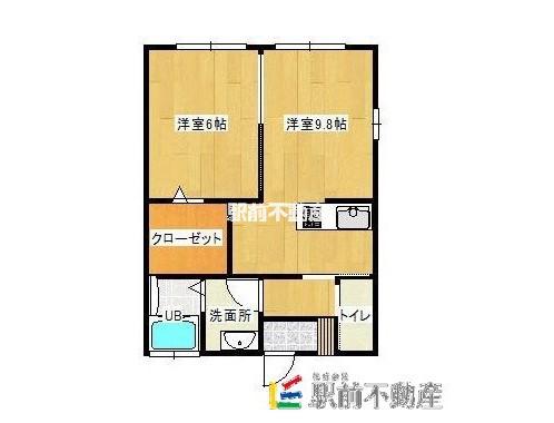 ハイムA&Y Ⅱ棟(1LDK/1階)の間取り写真