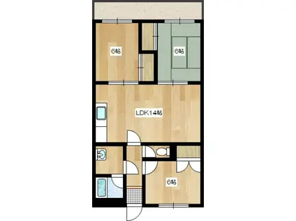 メゾン・オードリー(3LDK/3階)の間取り写真