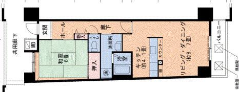山陽本線 兵庫駅 徒歩7分 14階建 築31年(1LDK/8階)の間取り写真