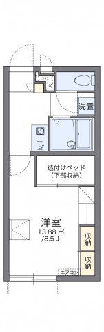 レオパレスヴィラ南田附Ⅰ(1K/2階)の間取り写真