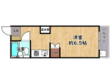 アイシーアネックスビル(ワンルーム/3階)の間取り写真