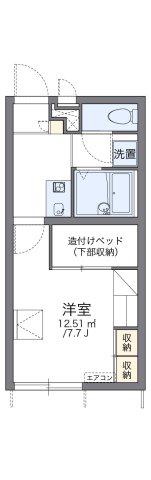 レオパレス長浜インター(1K/1階)の間取り写真