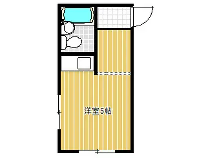 コーポERI(ワンルーム/2階)の間取り写真