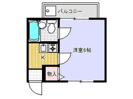 サークルハウス(1K/1階)の間取り写真