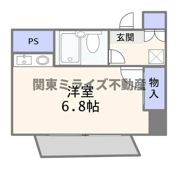 ランバレー元浅草 7階階 間取り