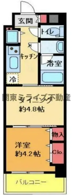 日神デュオステージ亀戸 3階階 間取り