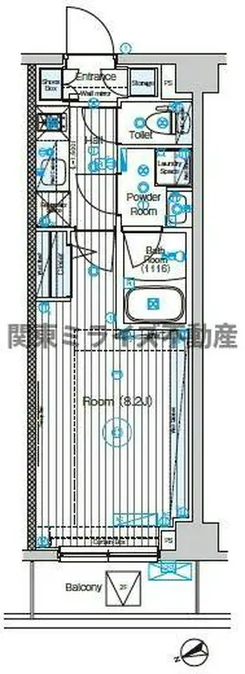 フュージョナル墨田 3階階 間取り