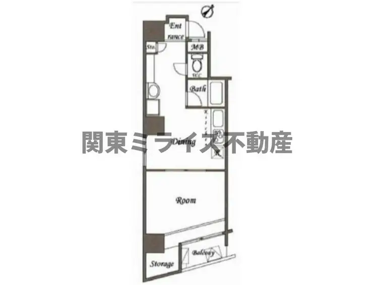 メインステージ入谷 2階階 間取り