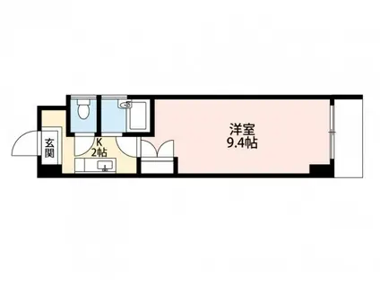 WING STK(1K/7階)の間取り写真