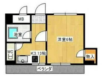 RYOSO BILD(1K/2階)の間取り写真