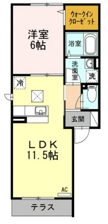 アレイ湘南 1階階 間取り